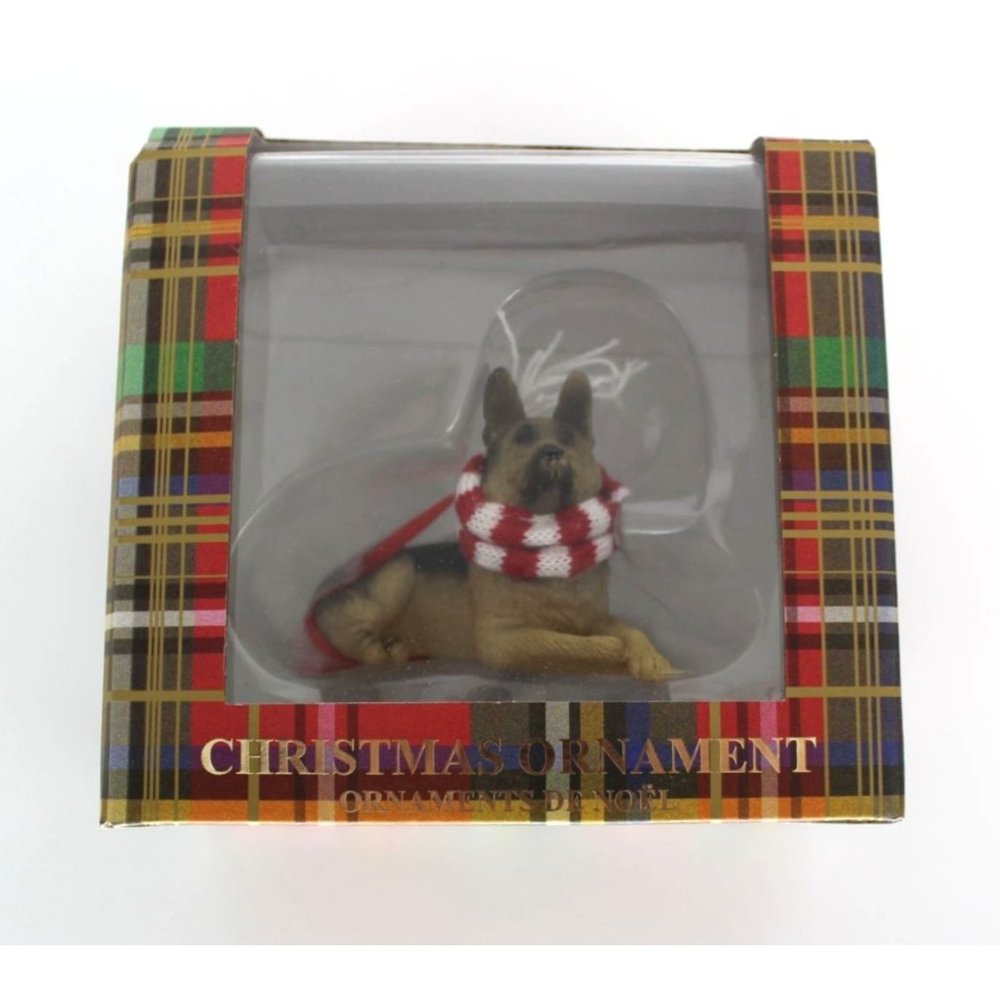 SANDICAST German Shepherd Christmas Ornament